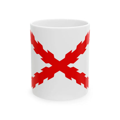 Croix de Bourgogne - saint Andrieu (Belgium) White Coffee Mug 11oz - Go Mug Yourself