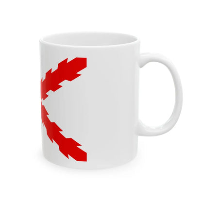 Croix de Bourgogne - saint Andrieu (Belgium) White Coffee Mug - Go Mug Yourself