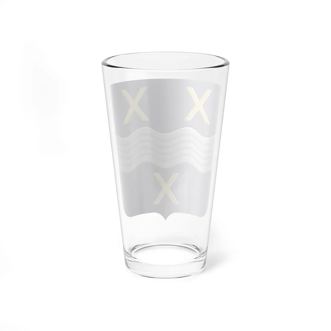 Cromstrijen heerlijkheidswapen (Netherlands) (Coat of Arms) Pint Glass 16oz - Go Mug Yourself