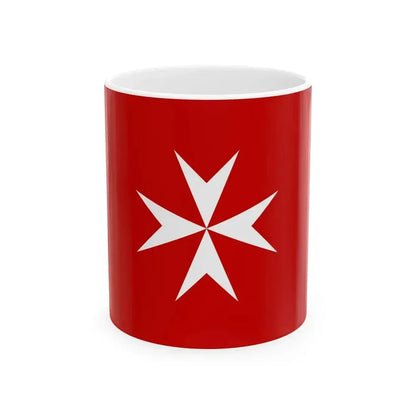 Cross of malta (Malta) White Coffee Mug 11oz - Go Mug Yourself