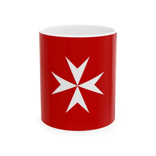 Cross of malta (Malta) White Coffee Mug 11oz - Go Mug Yourself