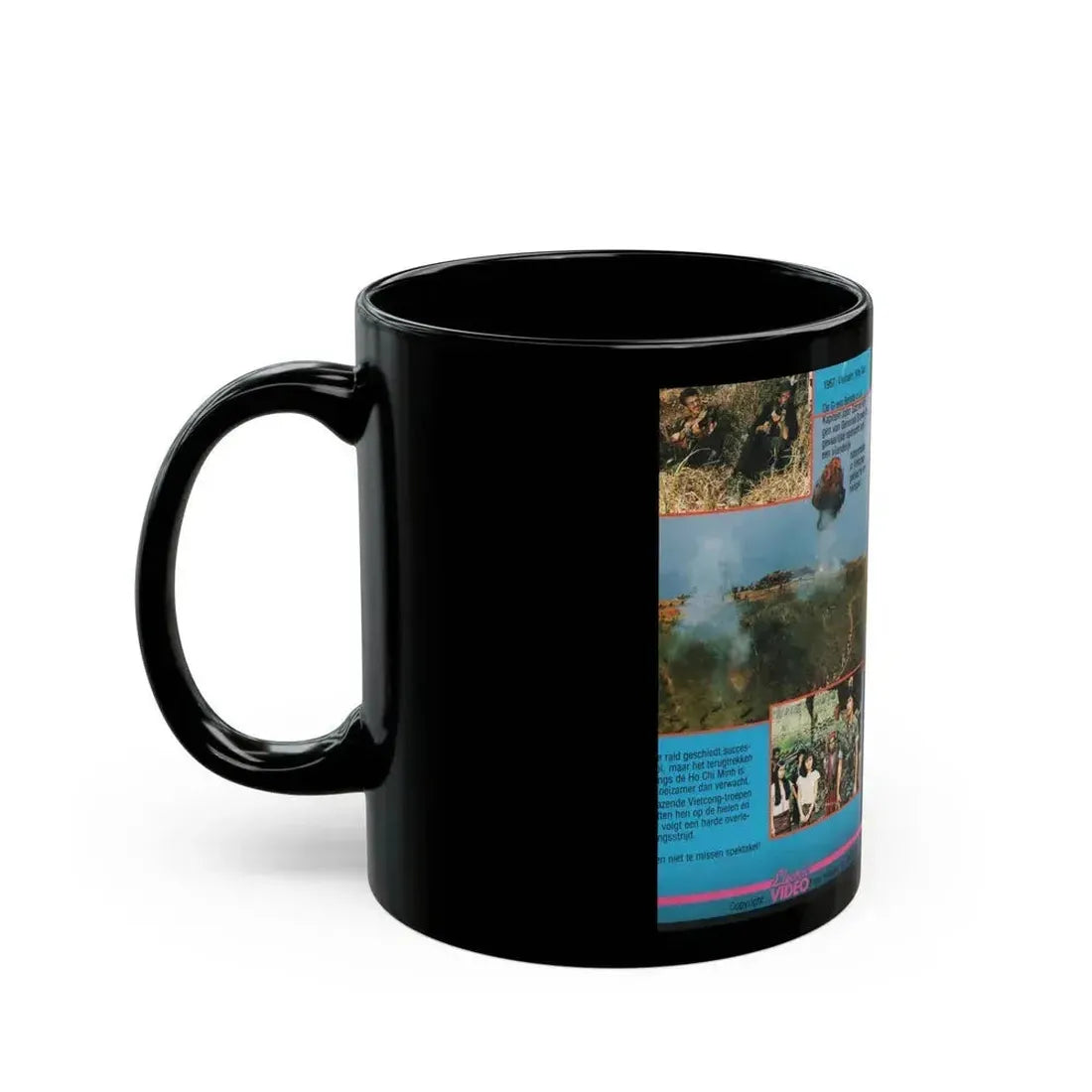 CROSSBONE TERRITORY (VHS COVER) - Black Coffee Mug - Go Mug Yourself