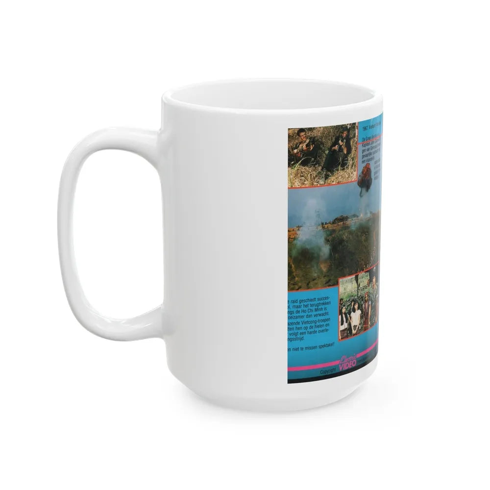 CROSSBONE TERRITORY (VHS COVER) - White Coffee Mug-Go Mug Yourself