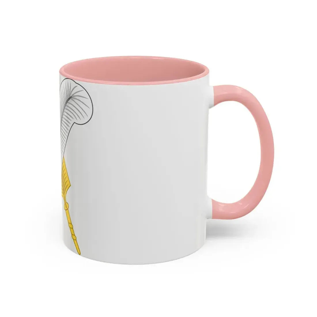 Crossed Feather Badge of Henry VI - Accent Coffee Mug - Go Mug Yourself