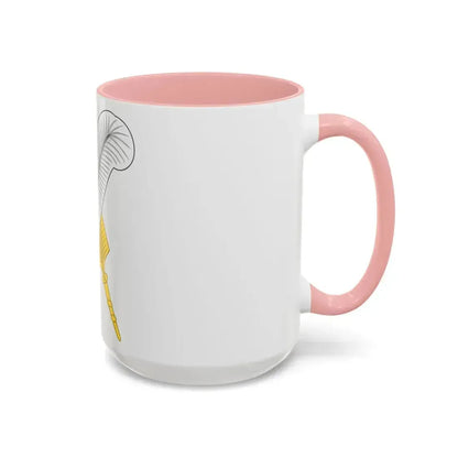 Crossed Feather Badge of Henry VI - Accent Coffee Mug - Go Mug Yourself
