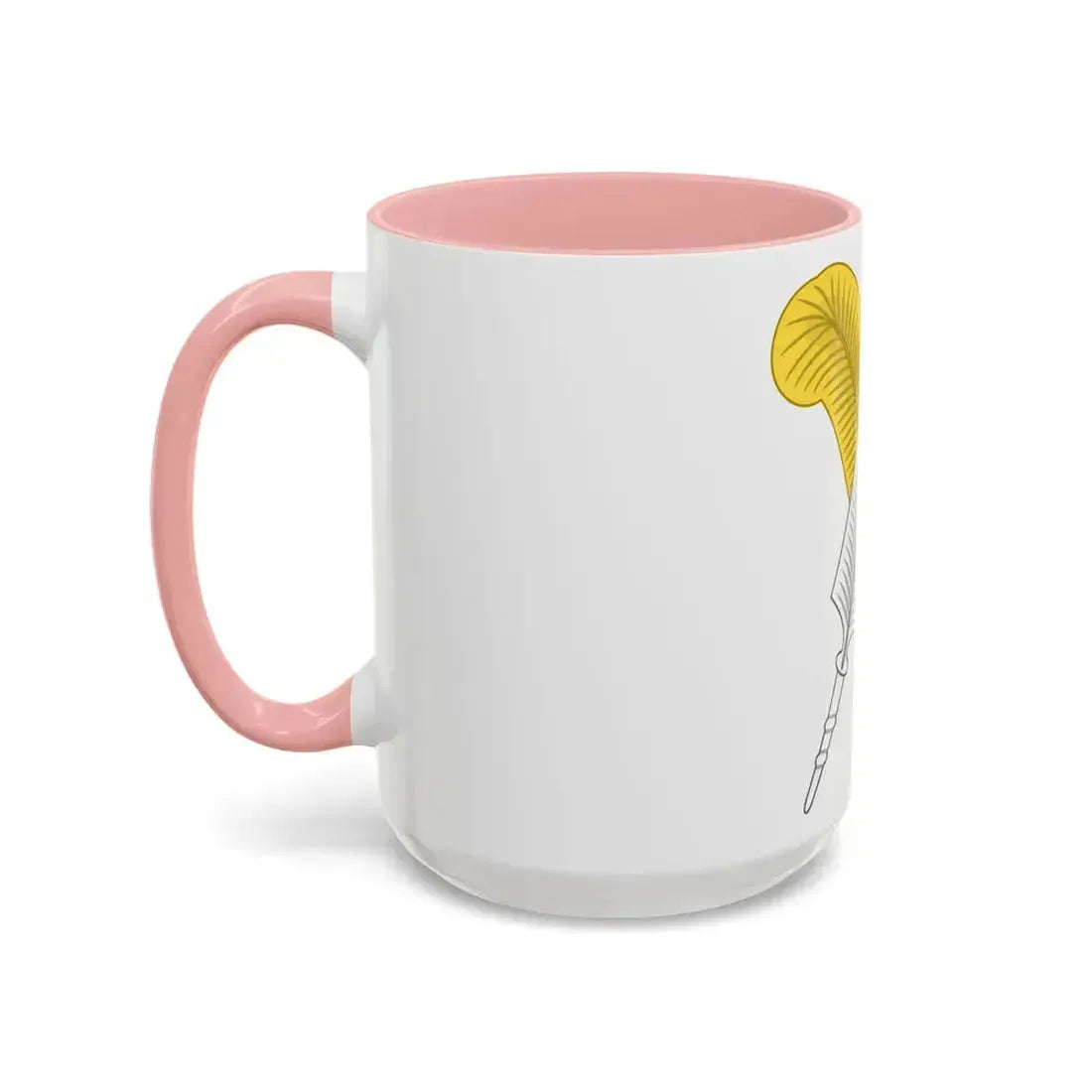 Crossed Feather Badge of Henry VI - Accent Coffee Mug - Go Mug Yourself