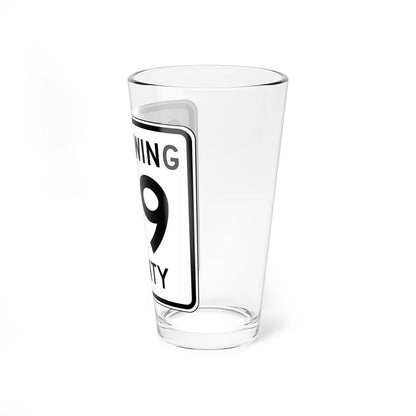 Crow Wing County 49 (Minnesota) (Road Sign) Pint Glass 16oz - Go Mug Yourself