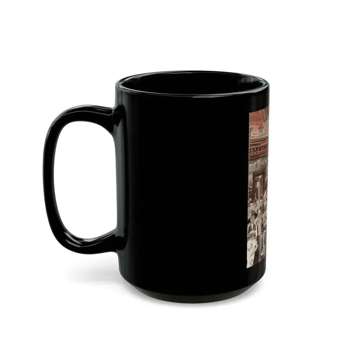 Crowd at Roulette Table - Black Coffee Mug - Go Mug Yourself