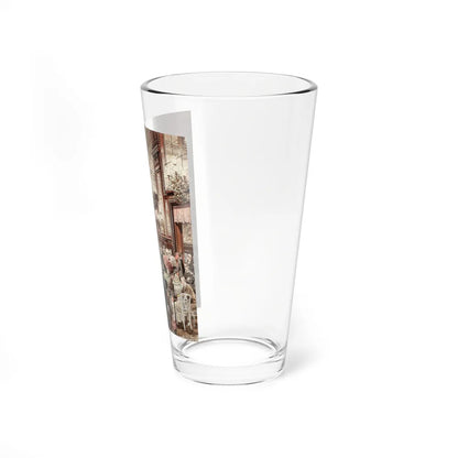 Crowd at Roulette Table - Pint Glass 16oz-Go Mug Yourself