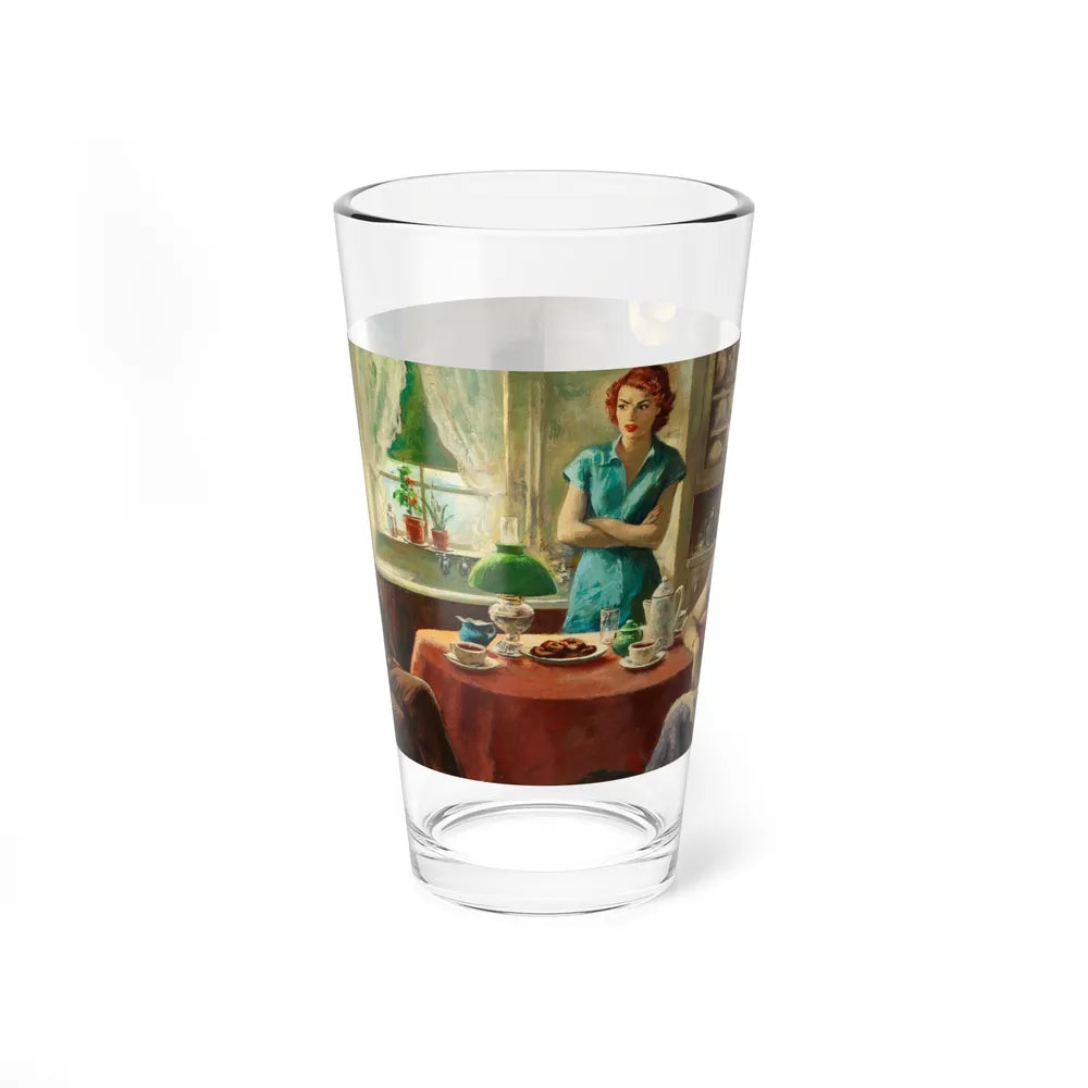 Crowfoot for Luck, Saturday Evening Post illustration - Pint Glass 16oz-16oz-Go Mug Yourself