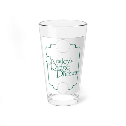 Crowleys Ridge Parkway generic (Arkansas) (Road Sign) Pint Glass 16oz 16oz - Go Mug Yourself