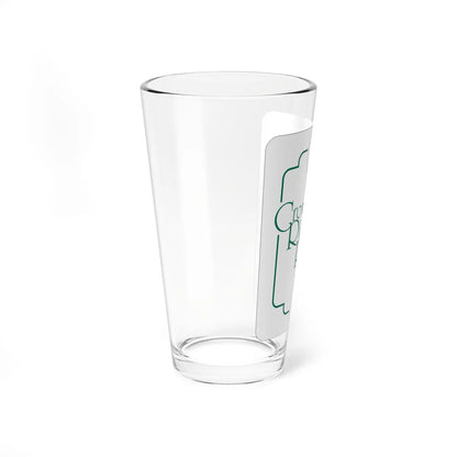 Crowleys Ridge Parkway generic (Arkansas) (Road Sign) Pint Glass 16oz - Go Mug Yourself