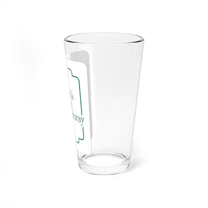 Crowleys Ridge Parkway generic (Arkansas) (Road Sign) Pint Glass 16oz - Go Mug Yourself