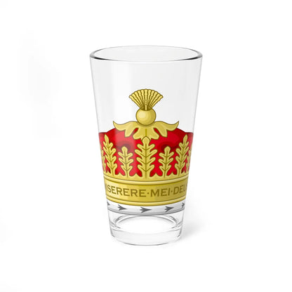 Crown of a British King of Arms (United Kingdom) (Coat of Arms) Pint Glass 16oz 16oz - Go Mug Yourself