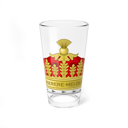 Crown of a British King of Arms (United Kingdom) (Coat of Arms) Pint Glass 16oz 16oz - Go Mug Yourself