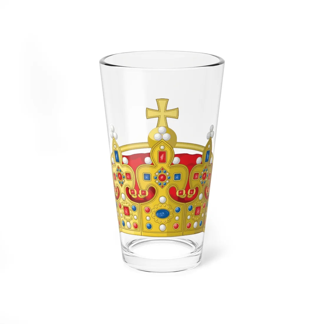 Crown of Bolesław I the Brave (Poland) (Coat of Arms) Pint Glass 16oz 16oz - Go Mug Yourself