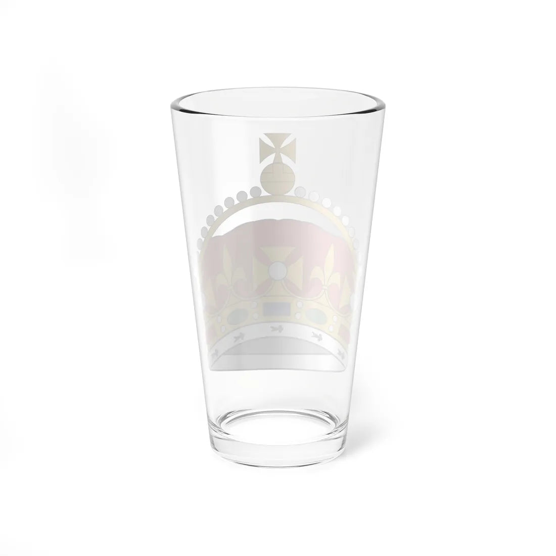 Crown of George Prince of Wales (United Kingdom) (Coat of Arms) Pint Glass 16oz - Go Mug Yourself