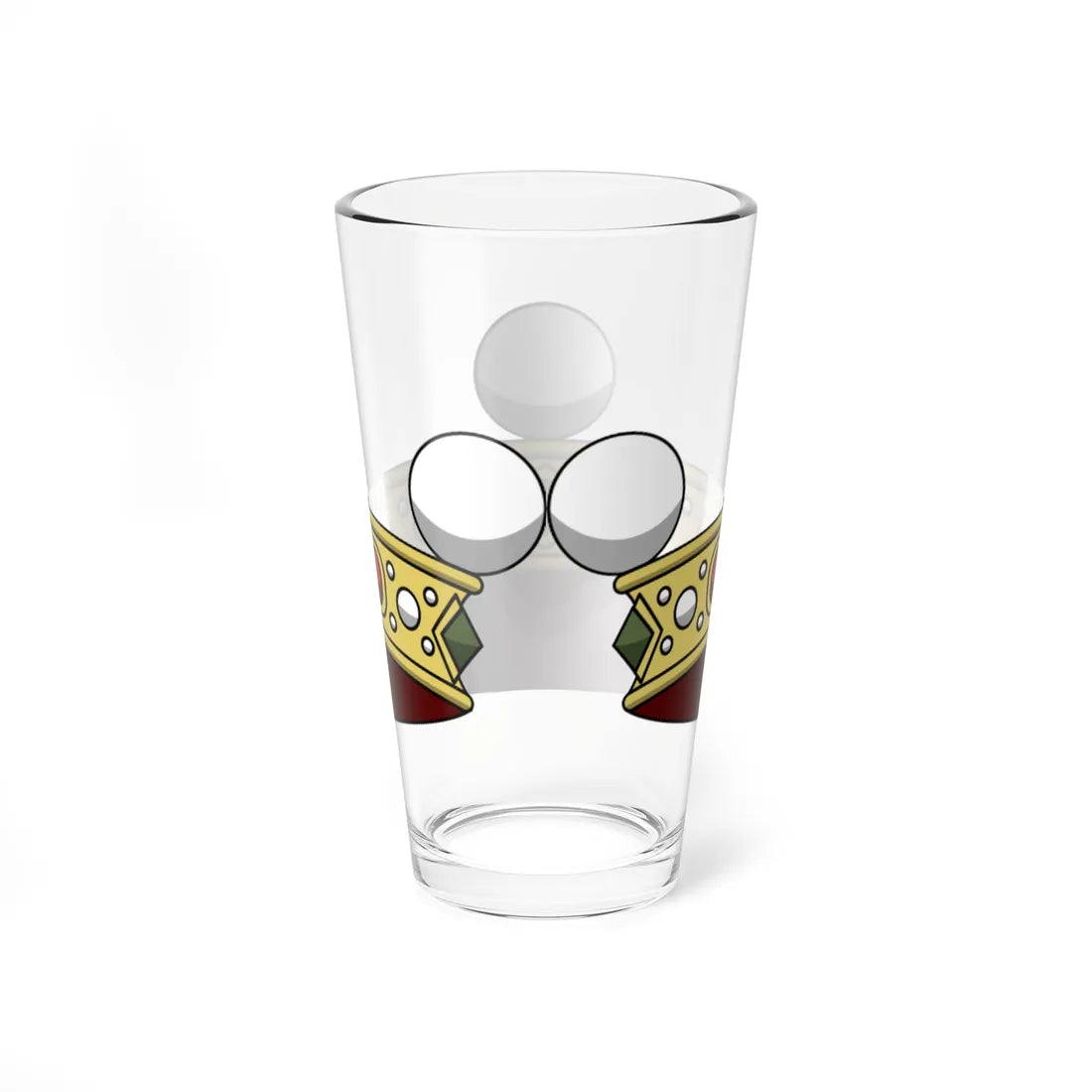 Crown of italian cavaliere ereditario corona normale (Italy) (Coat of Arms) Pint Glass 16oz - Go Mug Yourself