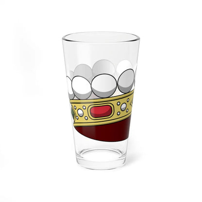 Crown of italian count corona normale (Italy) (Coat of Arms) Pint Glass 16oz - Go Mug Yourself