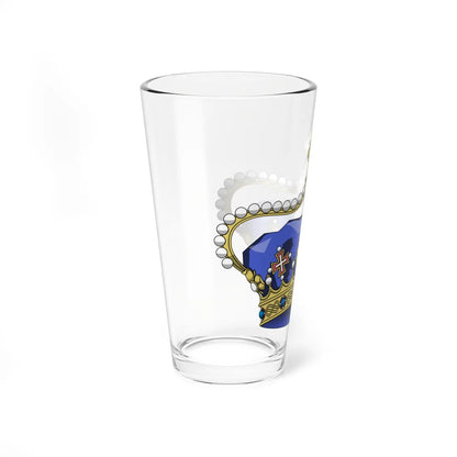 Crown of Italian hereditary prince (Italy) (Coat of Arms) Pint Glass 16oz - Go Mug Yourself