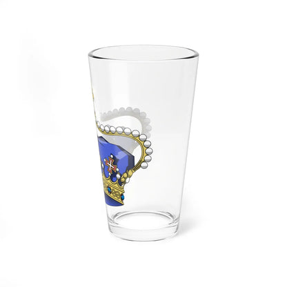 Crown of Italian hereditary prince (Italy) (Coat of Arms) Pint Glass 16oz - Go Mug Yourself
