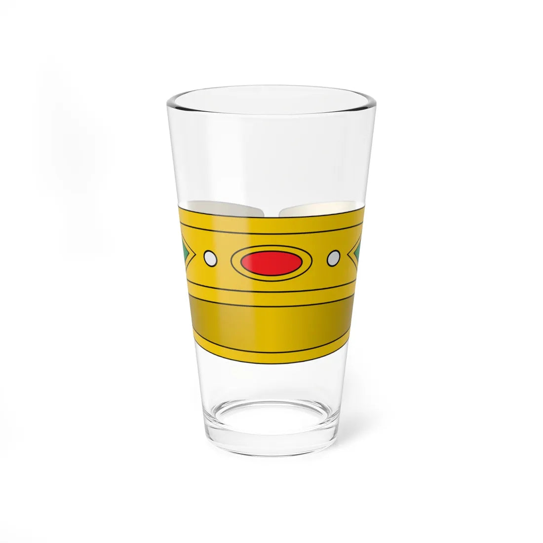 Crown of Italian patrician (Italy) (Coat of Arms) Pint Glass 16oz 16oz - Go Mug Yourself