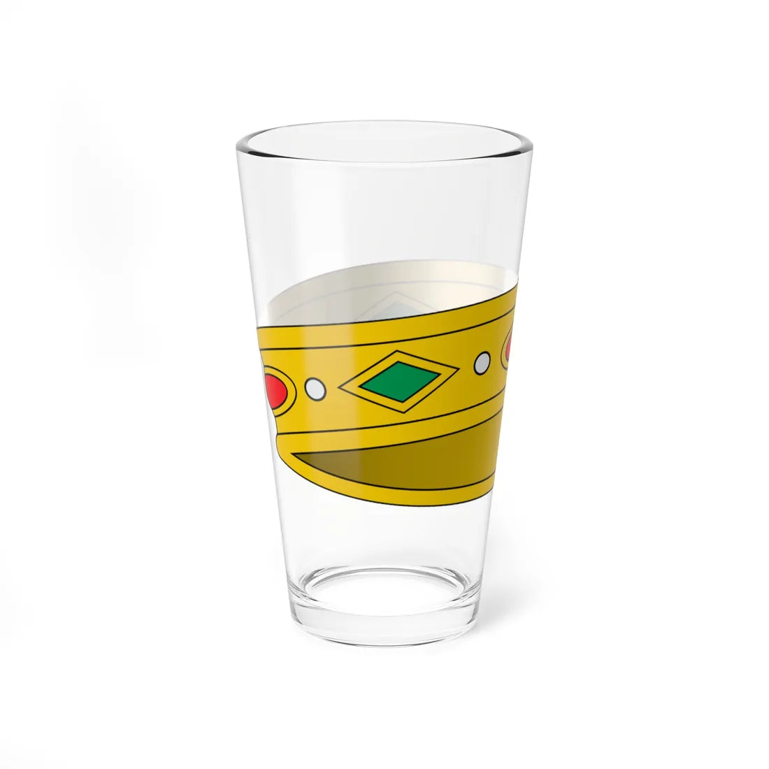 Crown of Italian patrician (Italy) (Coat of Arms) Pint Glass 16oz - Go Mug Yourself