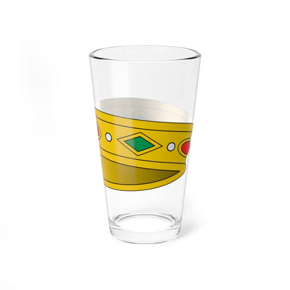 Crown of Italian patrician (Italy) (Coat of Arms) Pint Glass 16oz - Go Mug Yourself