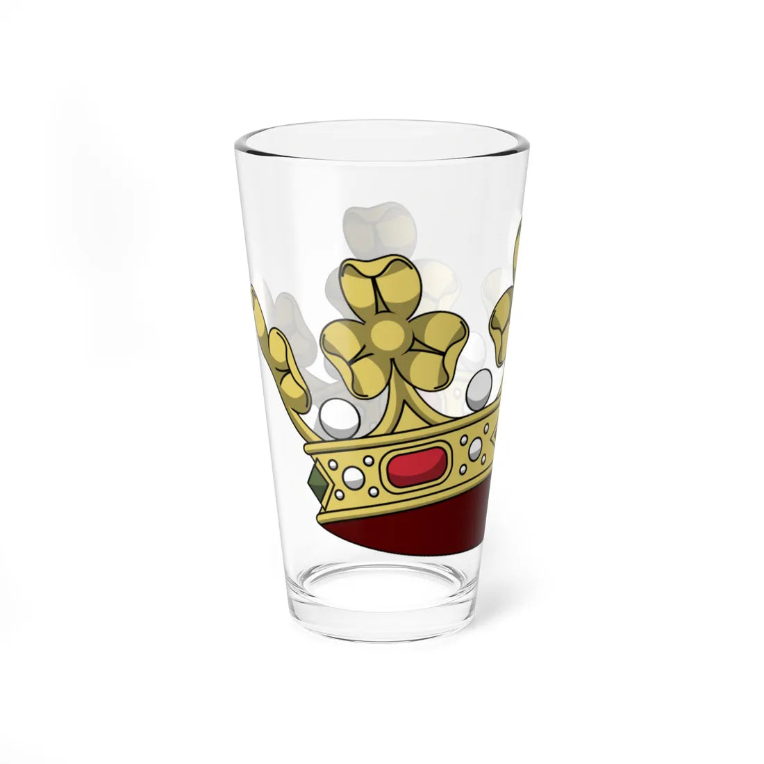 Crown of italian prince corona normale (Italy) (Coat of Arms) Pint Glass 16oz - Go Mug Yourself