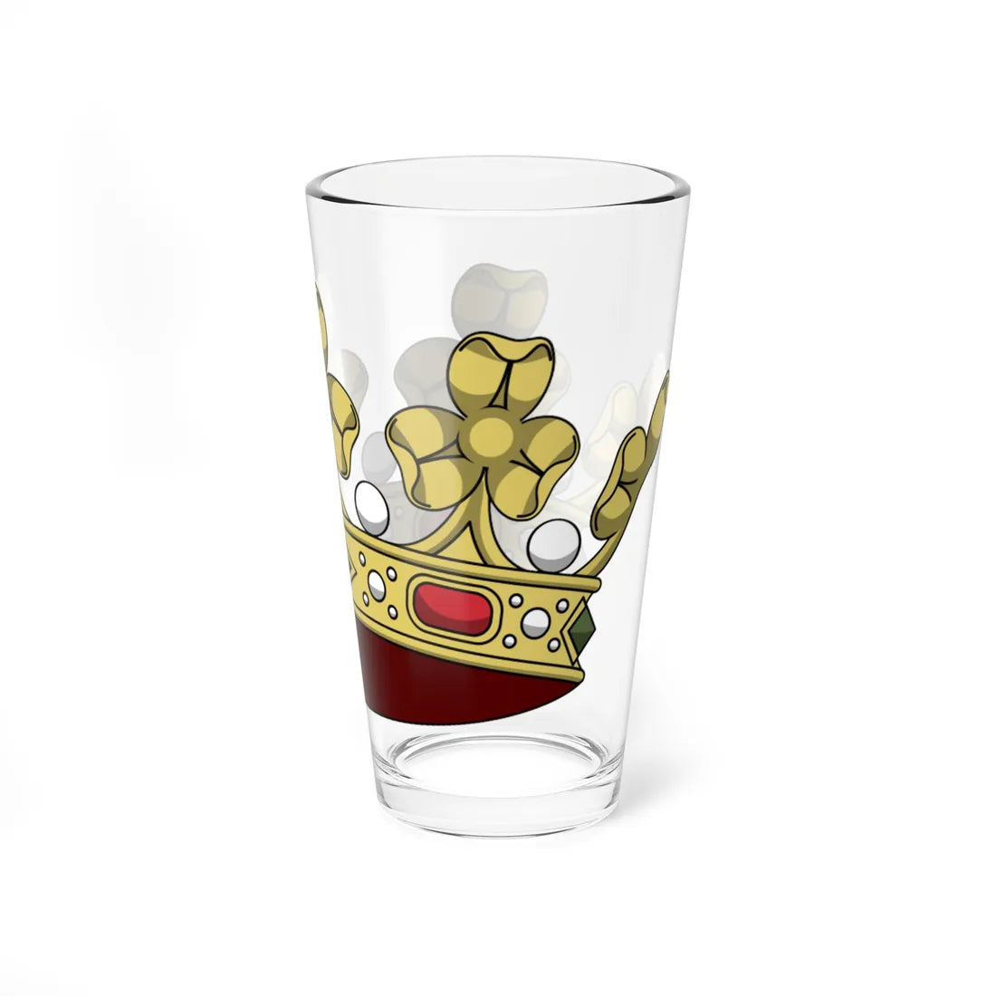 Crown of italian prince corona normale (Italy) (Coat of Arms) Pint Glass 16oz - Go Mug Yourself