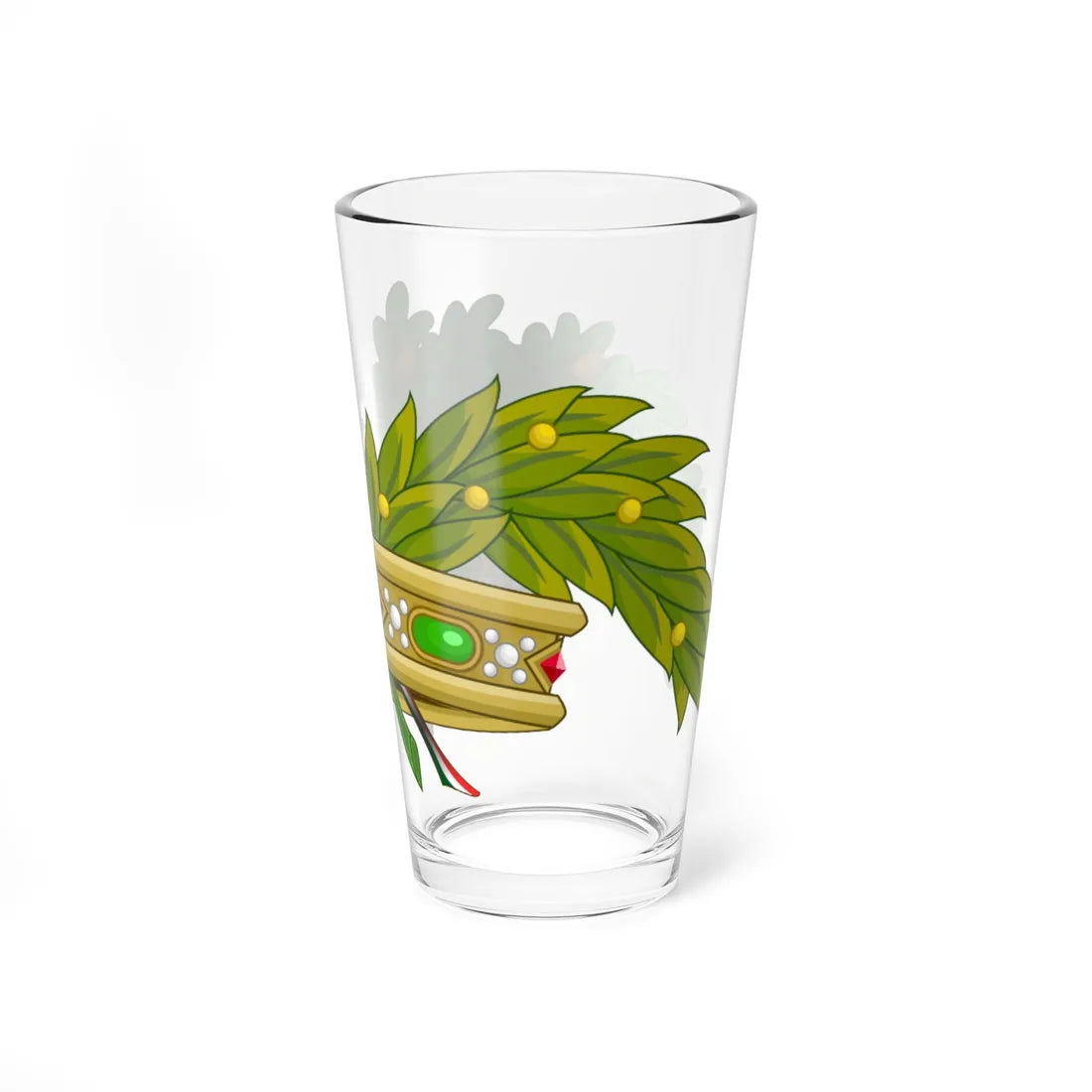 Crown of Italian Province (Italy) (Coat of Arms) Pint Glass 16oz - Go Mug Yourself
