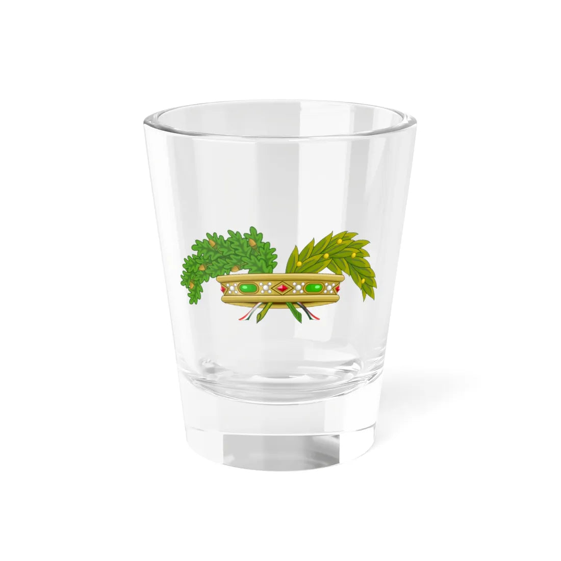 Crown of Italian Province (Italy) (Coat of Arms) Shot Glass 1.5oz 1.5oz - Go Mug Yourself