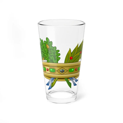 Crown of Italian Province Variant (Italy) (Coat of Arms) Pint Glass 16oz 16oz - Go Mug Yourself