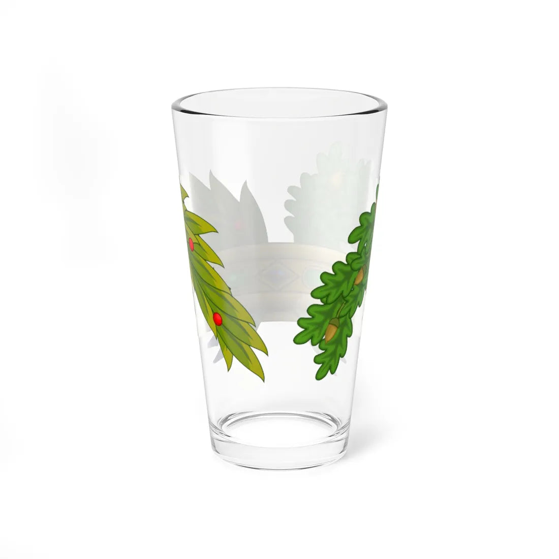 Crown of Italian Province Variant (Italy) (Coat of Arms) Pint Glass 16oz - Go Mug Yourself