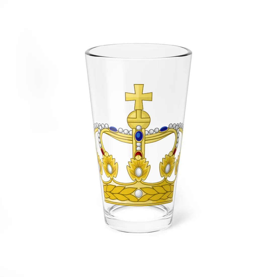Crown of King of Italy Napoleonic (Italy) (Coat of Arms) Pint Glass 16oz 16oz - Go Mug Yourself
