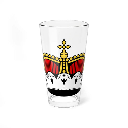 Crown of Liechtenstein (Liechtenstein) (Coat of Arms) Pint Glass 16oz 16oz - Go Mug Yourself