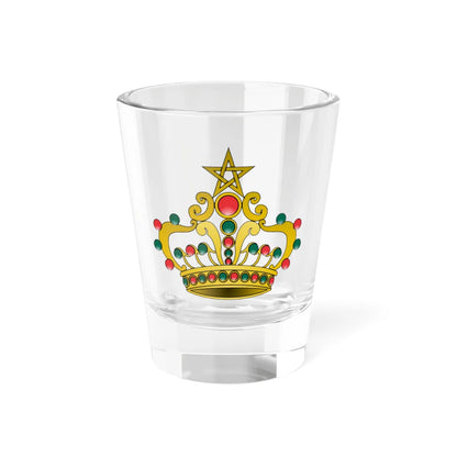 Crown of Morocco 1 (Morocco) (Coat of Arms) Shot Glass 1.5oz 1.5oz - Go Mug Yourself