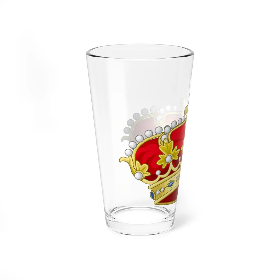 Crown of Parma (Italy) (Coat of Arms) Pint Glass 16oz - Go Mug Yourself