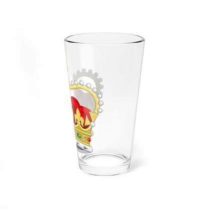 Crown of Saint Edward 3D (United Kingdom) (Coat of Arms) Pint Glass 16oz - Go Mug Yourself