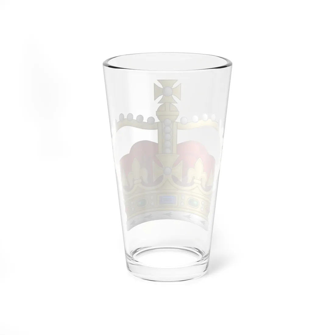 Crown of Saint Edward Heraldry (United Kingdom) (Coat of Arms) Pint Glass 16oz - Go Mug Yourself