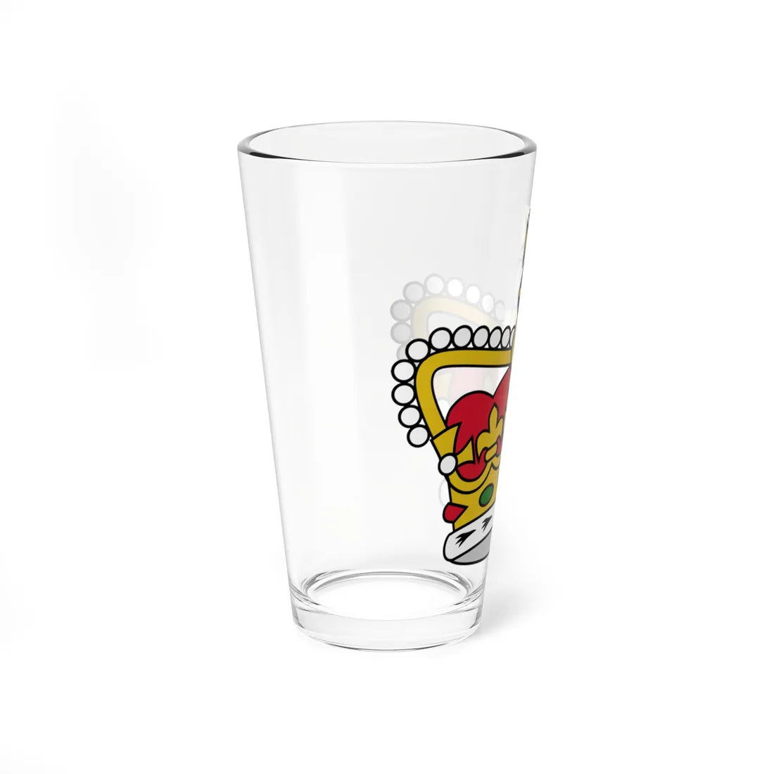 Crown of Saint Edward Heraldry Victorian Era (United Kingdom) (Coat of Arms) Pint Glass 16oz - Go Mug Yourself