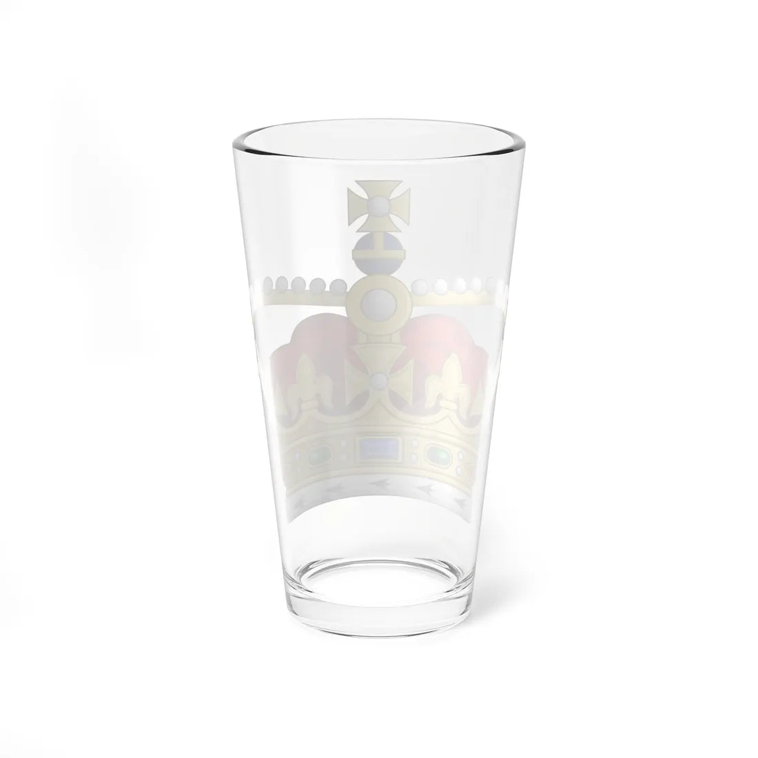 Crown of Saint Edward Heraldry - Victorian Era (United Kingdom) (Coat of Arms) Pint Glass 16oz - Go Mug Yourself