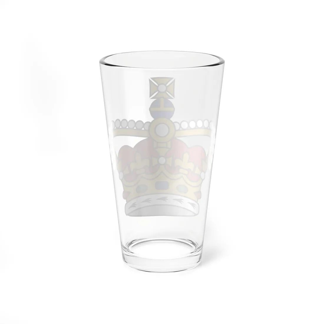 Crown of Saint Edward Heraldry Victorian Era (United Kingdom) (Coat of Arms) Pint Glass 16oz - Go Mug Yourself