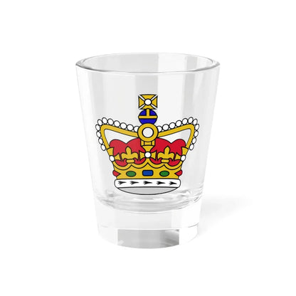 Crown of Saint Edward Heraldry Victorian Era (United Kingdom) (Coat of Arms) Shot Glass 1.5oz 1.5oz - Go Mug Yourself