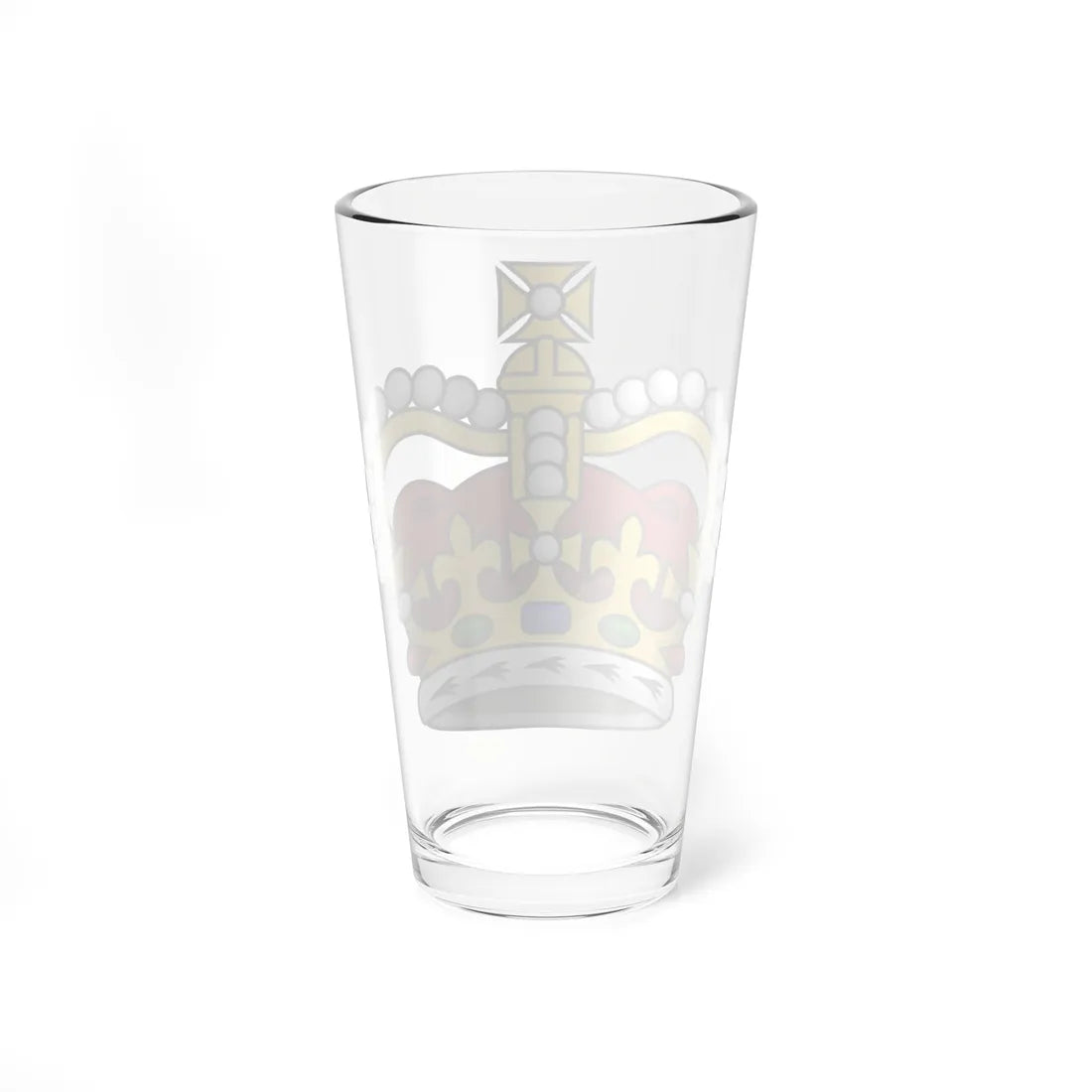 Crown of Saint Edward (United Kingdom) (Coat of Arms) Pint Glass 16oz - Go Mug Yourself