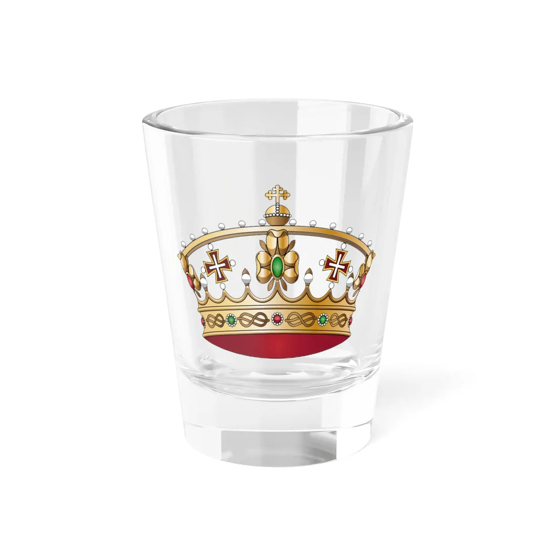 Crown of Savoy-Aosta (Italy) (Coat of Arms) Shot Glass 1.5oz 1.5oz - Go Mug Yourself