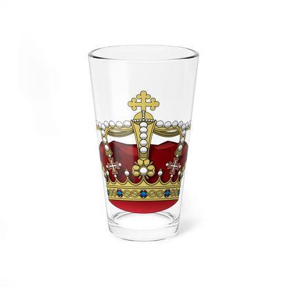 Crown of Savoy (Italy) (Coat of Arms) Pint Glass 16oz 16oz - Go Mug Yourself