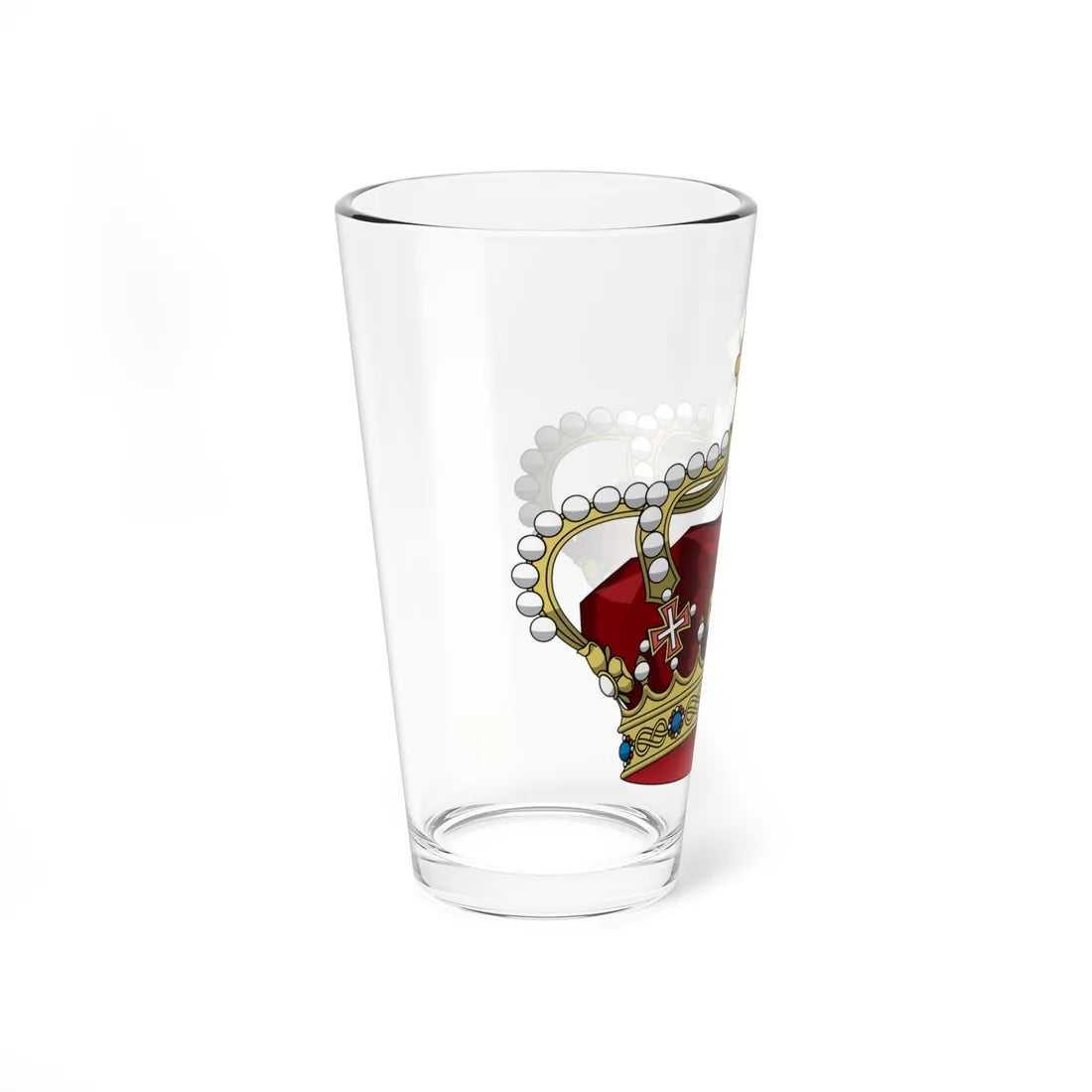 Crown of Savoy (Italy) (Coat of Arms) Pint Glass 16oz - Go Mug Yourself