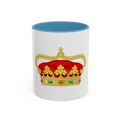 Crown of the Prince of Beira - Accent Coffee Mug 11oz Light Blue - Go Mug Yourself