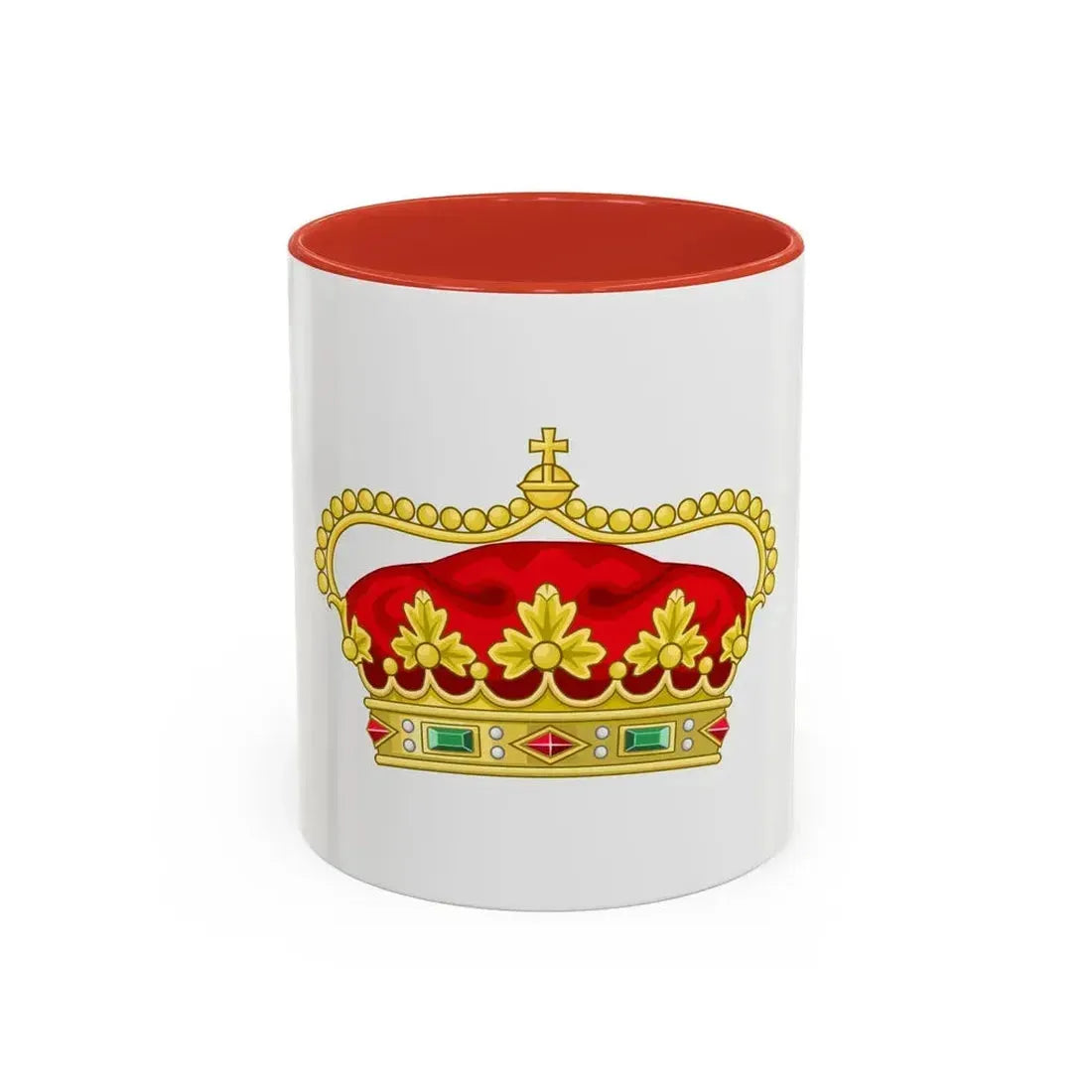 Crown of the Prince of Beira - Accent Coffee Mug 11oz Red - Go Mug Yourself